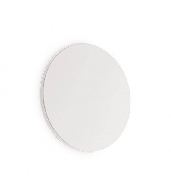 Cover 1-light white aluminum wall light