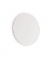 Cover 1-light white aluminum wall light
