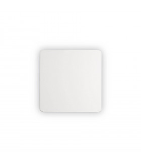 Wandleuchte Cover Aluminium weiß 1 Glühbirne 15cm