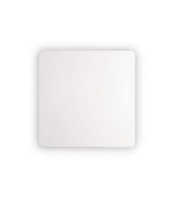 Applique Cover Alluminio bianco 1 lampadina 20cm