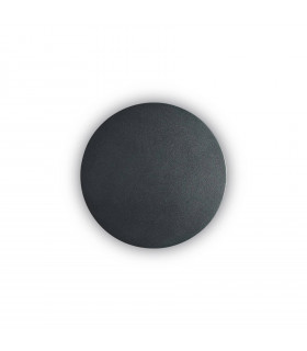Applique Cover 1 luce Alluminio Nero