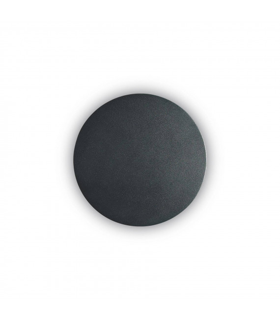 Applique murale Cover 1 ampoule Aluminium Noir