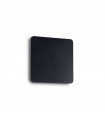 Wall light Cover Aluminum Black 1 bulb 15cm