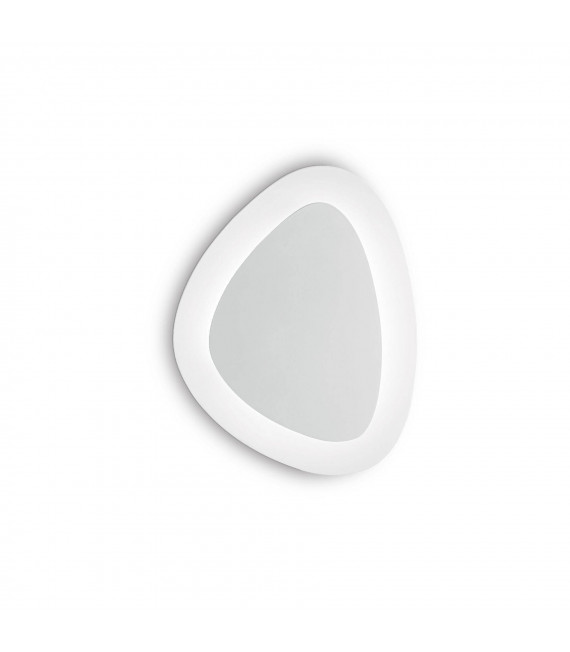 Applique LED intégré Gingle Métal blanc 90 ampoules 19,5cm