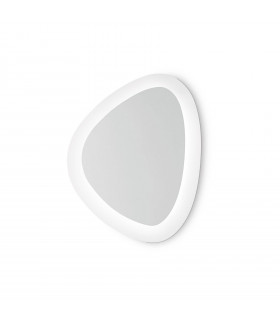 Integrierte LED-Wandleuchte Gingle Weißmetall 125 Glühbirnen 25cm