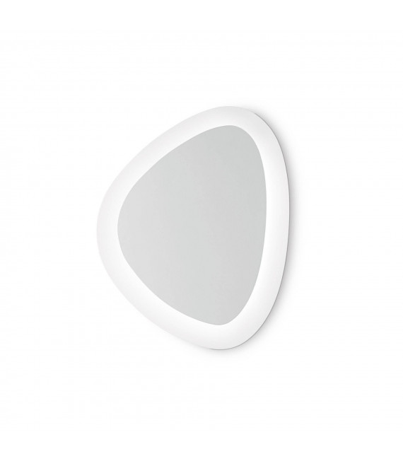 Aplique LED integrado Gingle White metal 125 bombillas 25cm