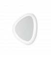 Integrated LED wall light Gingle White metal 125 bulbs 25cm