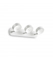 Ceiling light Oby White metal 3 bulbs 13.5cm