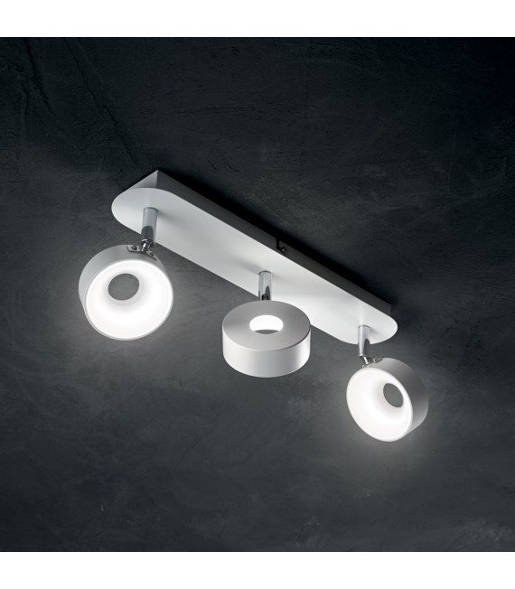 Deckenleuchte Oby Weißmetall 3-flammig 13,5cm