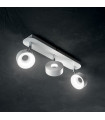 Ceiling light Oby White metal 3 bulbs 13.5cm