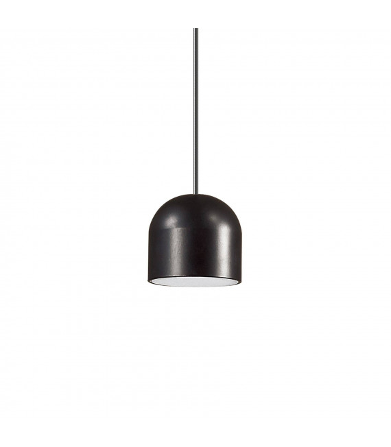 Colgante Alto Metal Negro 1 bombilla 20cm