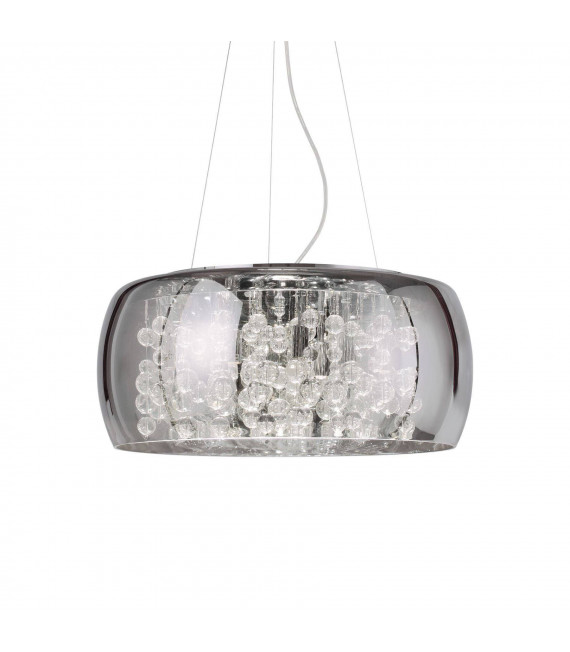 Audi-80 Pendente in metallo fumé 8 lampadine 33cm
