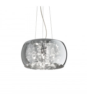 Audi-80 Pendente in metallo fumé 5 lampadine 33cm