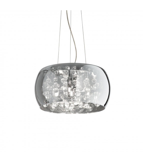 Suspension Audi-80 Métal Fumé 5 ampoules 33cm