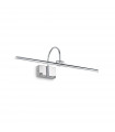 Applique à tableau Bonjour Métal Chrome 1 ampoule 17,5cm