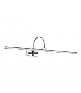 Lampada da quadro Bonjour in metallo cromato 1 lampadina 17,5 cm