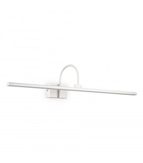 Lámpara para cuadros Bonjour Metal blanco 1 bombilla 17,5cm