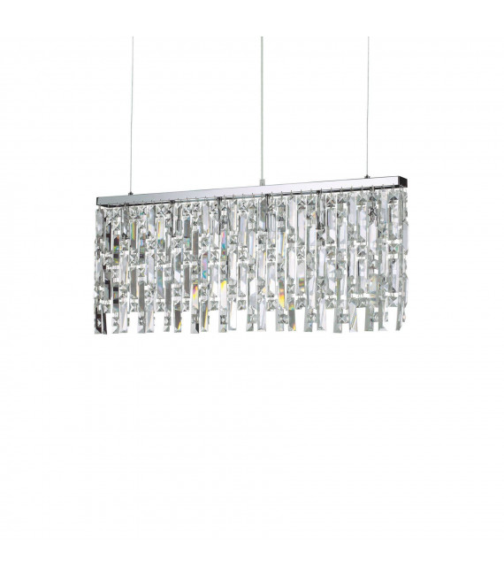Suspension Elisir Métal Chrome 6 ampoules 48,5cm