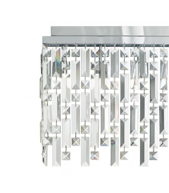 Suspension Elisir Métal Chrome 8 ampoules 48,5cm