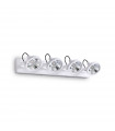 Ceiling light Glim White metal 4 bulbs 19cm