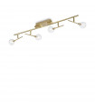 Maracas spotlight bar Metal Antique brass 4 bulbs 20cm