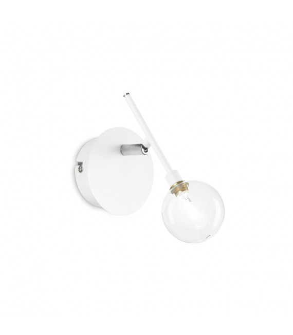 Spot Maracas Verre,métal Laiton 1 ampoule 20cm