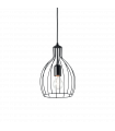 Ampolla pendant light 1 bulb White metal