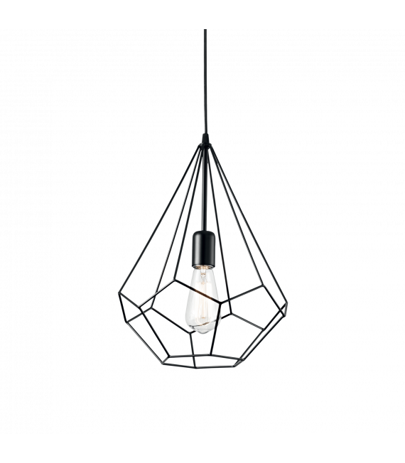 Lampada a sospensione Ampolla 1 lampadina Metallo bianco