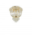 Plafonnier Design Dubai Métal Laiton 3 ampoules 35,5cm