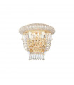 Design wall lamp Dubai Metal Brass 2 bulbs 23cm