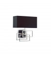 Lampe avec abat jour Luxury Métal Chrome 1 ampoule 39cm