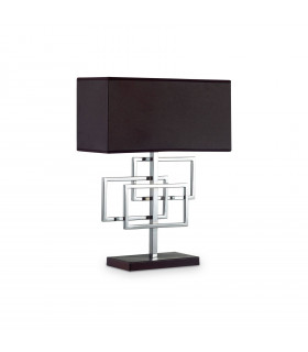 Sobremesa Luxury Metal Cromado 1 bombilla 46,5cm