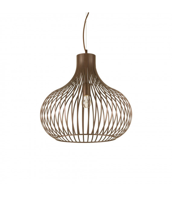 Suspension Onion Métal Marron 1 ampoule 59cm