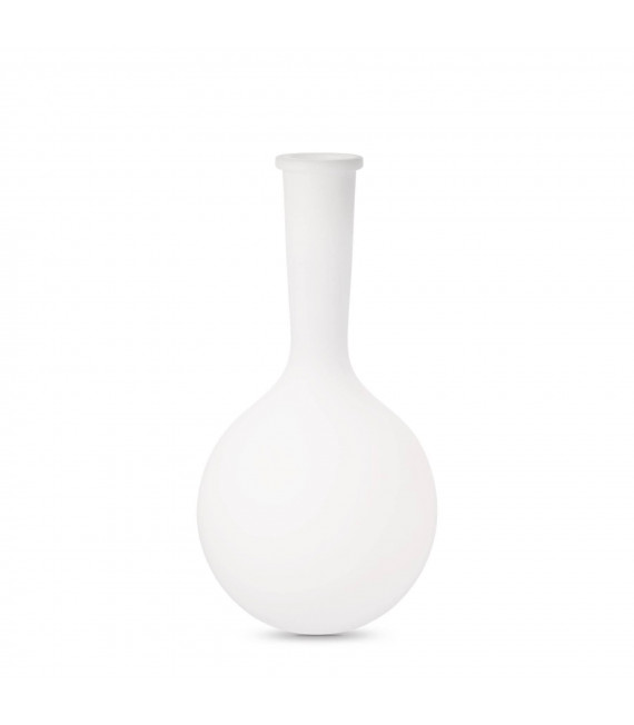 Lámpara de jardín portátil Tarro Plástico blanco 1 bombilla 101cm