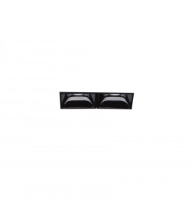 Spot encastré Lika Aluminium Noir 2 ampoules 5,4cm