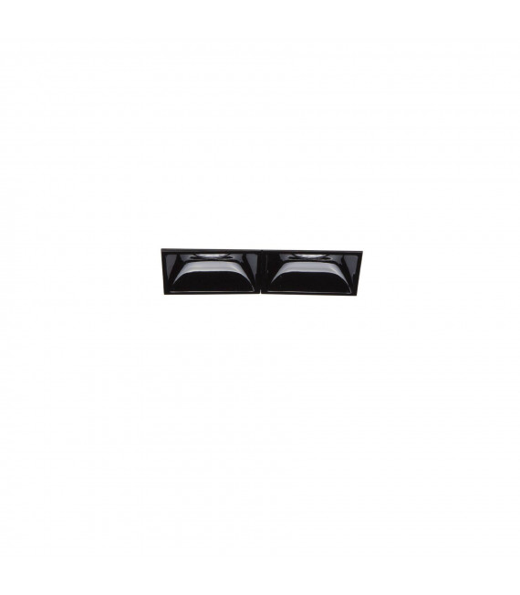 Recessed spotlight Lika Aluminum Black 2 bulbs 5.4cm