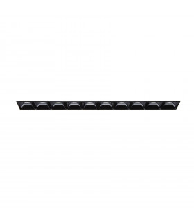 Einbaustrahler Lika Aluminium Schwarz 10 Glühbirnen 5,4cm