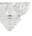 Ceiling light Design Dubai Metal Chrome 3 bulbs 35.5cm