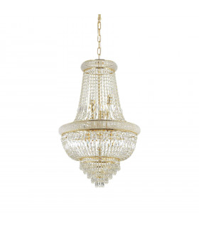 Grand Chandelier Dubai Metal Latón 10 bombillas 98cm