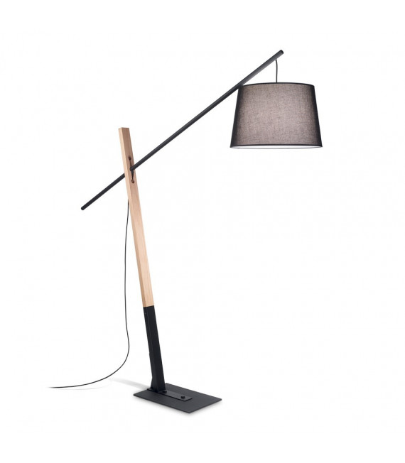 Lampadaire Eminent Bois Noir 1 ampoule 230cm
