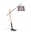 Lampadaire Eminent Bois Noir 1 ampoule 230cm