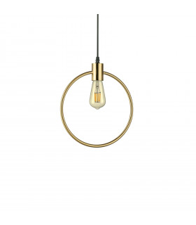 Design pendant lamp Abc Metal Antique brass 1 bulb 47cm