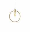 Design pendant lamp Abc Metal Antique brass 1 bulb 47cm