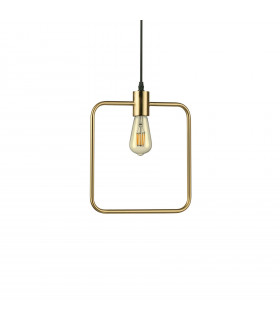 Suspension design Abc Métal Laiton antique 1 ampoule 44cm