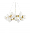 Pendant light Dna White metal 25 bulbs 37.5cm