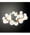 Pendant light Dna White metal 25 bulbs 37.5cm