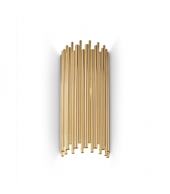 Aplique Pan Metal Oro 2 bombillas 58cm