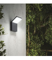 Applique moderne Style Aluminium Anthracite 1 ampoule 17cm