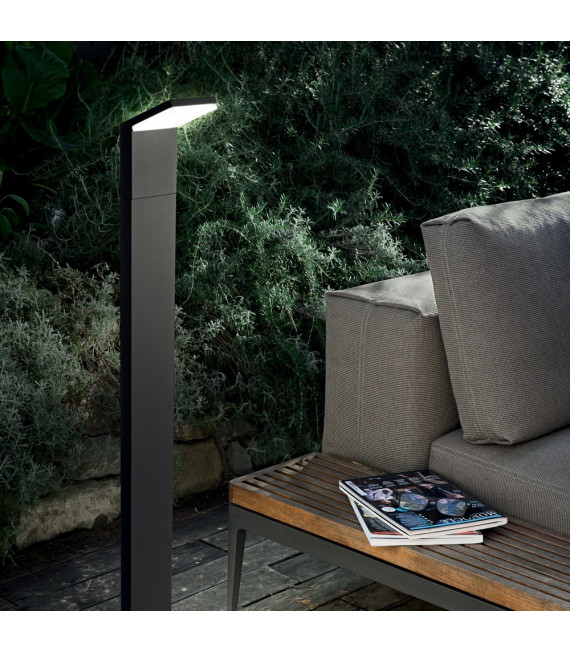 Gartenpoller Style Aluminium Anthrazit 1 Birne 100cm
