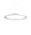 Suspension LED intégré Oracle Aluminium blanc 1 ampoule 19,5cm